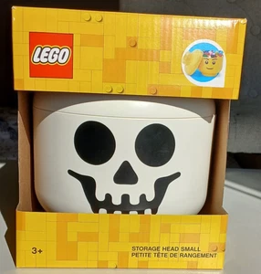 LEGO Cabezal de Almacenamiento Pequeño ESQUELETO HALLOWEEN - Imagen 1 de 3