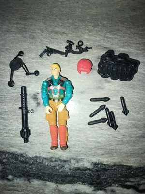 De colección 1989 G.I Joe Downtown 100 % completo, grieta en el codo, juntas apretadas, bonito Foto 1 de 2