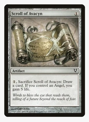 Scroll of Avacyn | MTG Avacyn Restored | EDH Angel Tribal Lifegain | LP-NM - Image 1 of 3