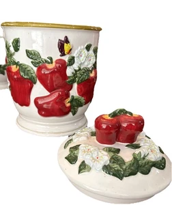 Vintage Apple design by : KK Canister large - Picture 1 of 5