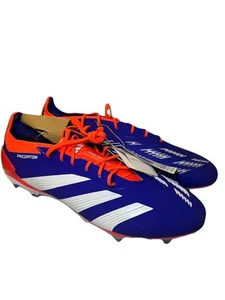 Scarpe tacchetti calcio Adidas Predator Elite SG blu arancione nuove uomo 13 con borsa - Foto 1 di 13