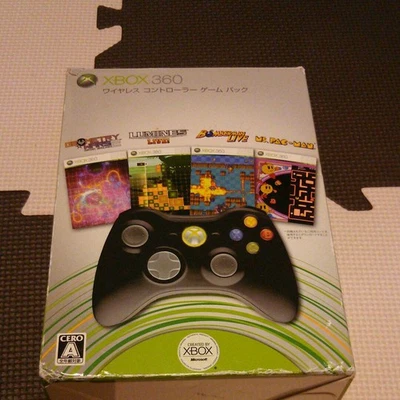 Microsoft Xbox 360 Wireless Controller Game Pack Black Unused Item From Japan - Image 1 of 4
