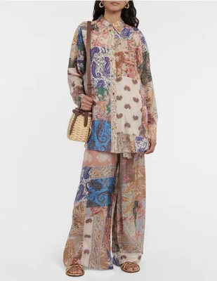 Conjunto de pantalones y camisas Zimmermann “Devi” | Seda | Talla 2 Foto 1 de 4