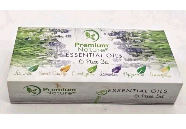 Aceites esenciales Premium Nature 6 piezas eucalipto naranja dulce lavanda árbol de té Foto 1 de 4