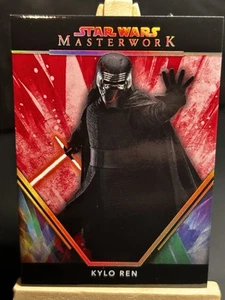 KYLO REN 2024 Star Wars Masterwork /25 RED Variant Rise of Skywalker #30 RARE! - Picture 1 of 6