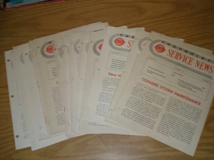 Chevolet Service News lot of 18 vintage bulletins 1955-1959 Chevy/original/rare - Picture 1 of 4