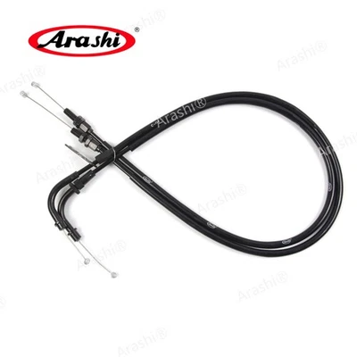 Línea de cables de acelerador Arashi NEGRO para Suzuki GSXR600 GSXR750 2008 2009 2010 Foto 1 de 4