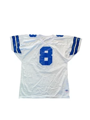 Camiseta Wilson Dallas Cowboys Troy Aikman Auténtica Blanca Retro De Colección XL Foto 1 de 4