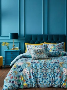 Matthew Williamson Super King Size Heritage Butterfly Duvet Cover & pillowcases - Picture 1 of 11
