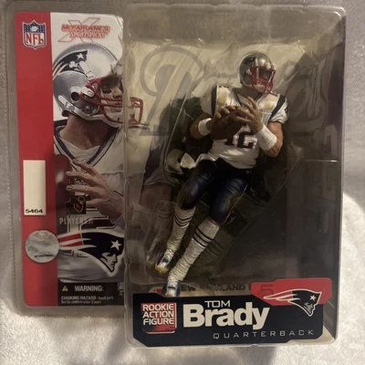 1- 2002 PLAYERS INC. McFARLANE SPORTS PICKS TOM BRADY SERIE 5 FIGURA DE NOVATO Foto 1 de 4