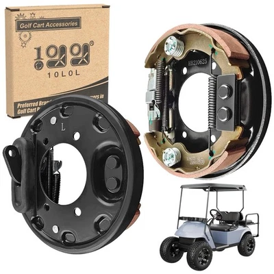 10L0L Golf Cart Brake Assembly Shoes For EZGO TXT PDS 96-Up Yamaha G14G22 PairX - Imagen 1 de 3