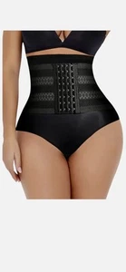 Women’s Shapewear Brief Panty High Waisted Tummy Control Sz Sm Black - Picture 1 of 9
