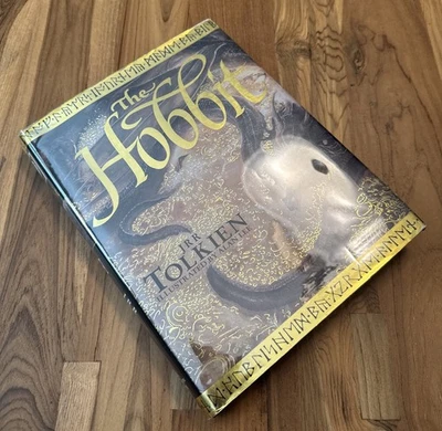 THE HOBBIT: ILLUSTRATED EDITION by J.R.R. Tolkien & Alan Lee ⭐ Hardcover w/ DJ - Image 1 of 4