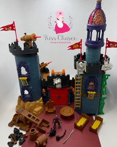 Vintage 2003 ☆ IMAGINEXT ☆ Medieval Battle Castle Playset -Figure / Accessories - Picture 1 of 19