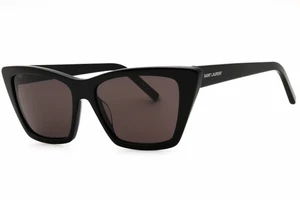 YVES SAINT LAURENT SL 276 MICA 032 Sunglasses Black Frame Gray Lenses 55mm - Picture 1 of 4