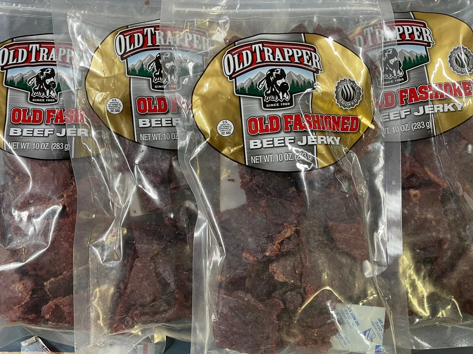 5 Old Trapper Old Fashioned Beef Jerky.   (Bolsas de 10 oz) Foto 1 de 1