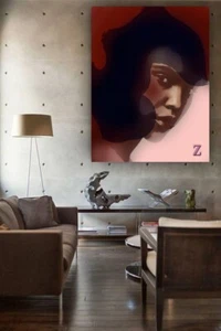 "Diandra" CutZy Pop Metal Wall Art "Women Of Color" Collection Ltd Ed. 4 avail. - Picture 1 of 5