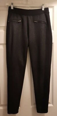 NEW Rock & Republic Shiny Black Leggings Medium - Image 1 of 4