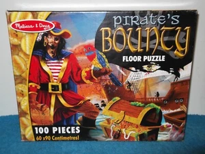MELISSA & DOUG - PIRATE'S BOUNTY 100-TEILIGES BODENPUZZLE (60 x 90 cm) GROSSES PUZZLE - Bild 1 von 4