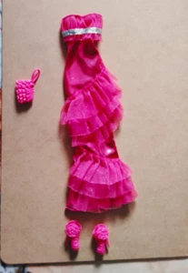 Fuschia Ballgown with Shoes & Purse for Barbie Doll NEW - Picture 1 of 1
