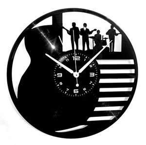 Vinyl Wanduhr - Musikgruppe Roc Metal Pop - Haus Dekor Geschenk  - Bild 1 von 3
