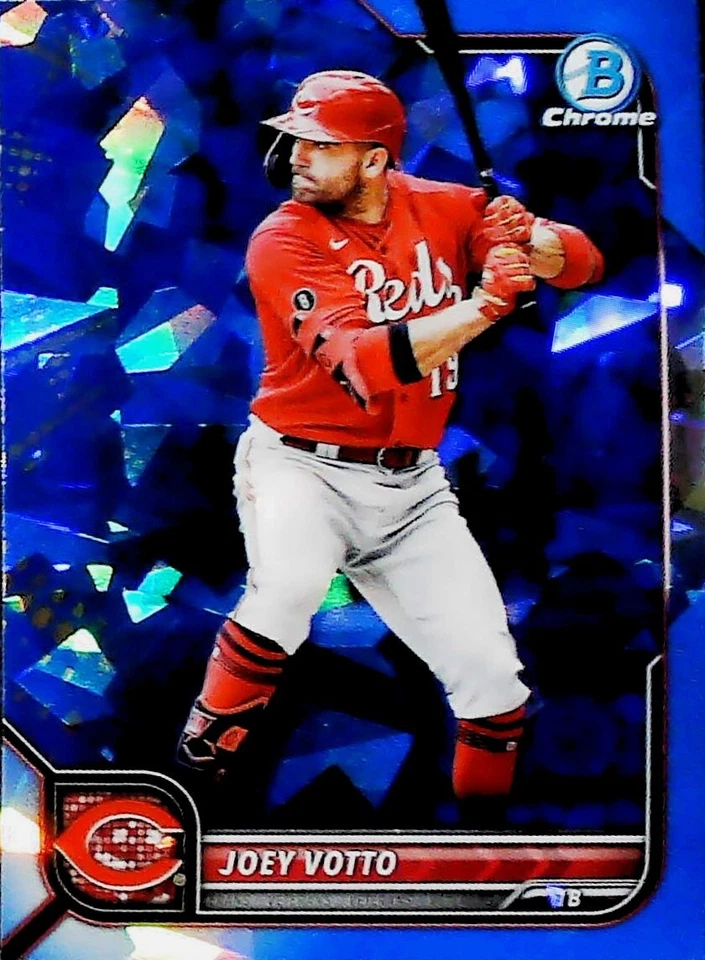 2022 BOWMAN CHROME SAPPHIRE EDITION #64 JOEY VOTTO CINCINNATI REDS - Image 1 of 2
