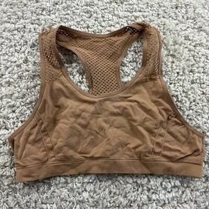 Old Navy Active Youth Girls Size XL (14) Sports Bra Go Dry Cool Brown - Picture 1 of 6