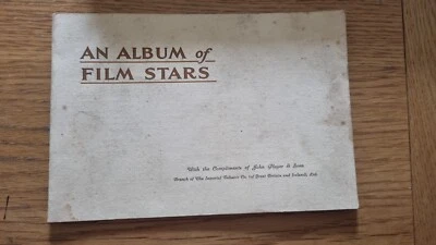 An Album Of Film Stars - Vintage John Player & Sons Cigarette Card Book - Image 1 of 4
