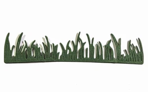 Grass #6 Lawn Park Easter Egg Hunt Yard Metal Dies Standard Thin 4.75" x 1  1/8" - Picture 1 of 2