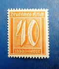 Germany Stamp Deutsches Reich 40 Pfennig 1921 Mi. Nr. 163 WZ 1 (22362)