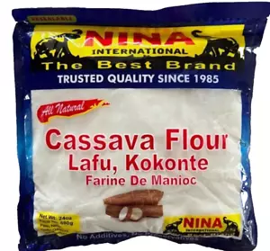 5x680g Maniok mehl Gari Cassava Flour Gari Lafu Kokonte Farine De Manoic Ghana - Bild 1 von 4