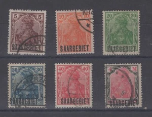 (WH22436)  SAAR AREA - 1920, MI 44/49, USED, CV €30, SEE SCANS - Picture 1 of 1