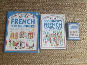 French for Beginners.  Book. Dictionary & tape. Usborne Language books. 