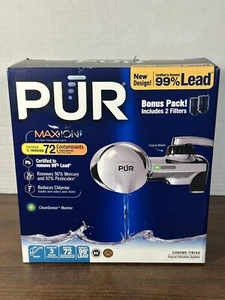 PUR Maxion Filtration System Faucet Chrome Finish Model: PFM400H Bonus 2 Filters - Picture 1 of 7