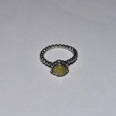 Pandora August Birthday Bloom Stackable Ring Size 51 190854PE - Image 1 of 4