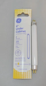 GE F4 T5 Warm White 6" Under Cabinet fluorescent light bulb 4 Watts - Picture 1 of 2