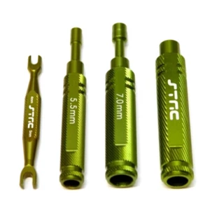 NEW STRC Alum Complete Tool Kit/Wrench+Nut Drivers+Handle GRN FREE US SHIP - Picture 1 of 1