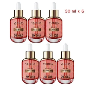 Serum Kollagen 1 Oz Vitamin Fl Anti-Aging feuchtigkeitsspendendes Gesicht Ginseng Gold 30ml x 6 - Bild 1 von 8