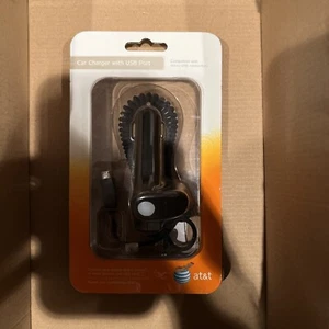 NEW AT&T Car Charger with USB Port Compatible Micro-USB MPN 75369 - Picture 1 of 2