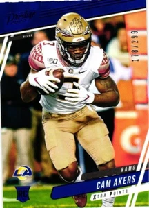CAM AKERS /299 RC 2020 20 PRESTIGE XTRA POINTS #216 ROOKIE RAMS SP - Picture 1 of 2