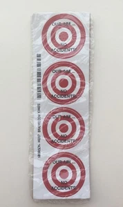 BRADY Hard Hat Emblem Label 2in. Dia., Vinyl, 4 Pack, 42257 - Picture 1 of 2