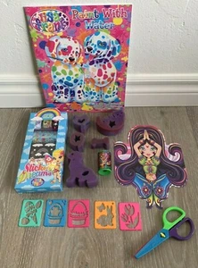 Lisa Frank Lot: Aufkleber, Stempel, Schablonen, Kaleidoskop & Genie Schreibwaren - Bild 1 von 5