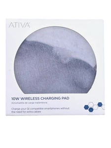 New Ativa 10W Wireless Charging Pad - Blue with 5ft Cord (In Box) - Picture 1 of 1