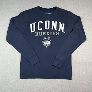 UConn Huskies Langarm T-Shirt Herren Gr. Small NCAA Basketball Navy Blau - Bild 1 von 9
