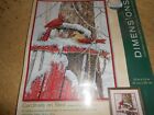Dimensions Cardinal on a Sled Cross Stitch Kit in Package 10X14
