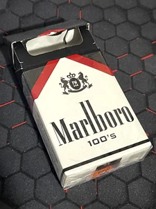 RARO VACÍO MARLBORO NEGRO AÑOS 100 ORIGINAL FILTRO CIGARRILLOS DIFÍCIL DE ENCONTRAR CAJA COLECCIONISTAS - Imagen 1 de 11