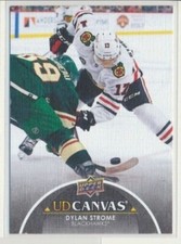 2021-22 Upper Deck Series 2 UD Black Canvas C139 Dylan Strome Chicago Blackhawks