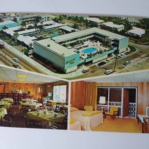 Postal de Florida - Danker's Inn Motel 8th Street - EE. UU. #41 Publicidad en Miami - Imagen 1 de 3