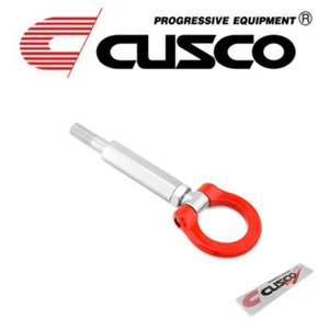 Cusco Red Front Tow Hook For 2015-2021 Subaru WRX & STI VA Chassis - Picture 1 of 3