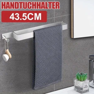 Handtuchhalter ohneBohren Handtuchstange Selbstklebend Wandmontage Handtuchregal - Bild 1 von 16